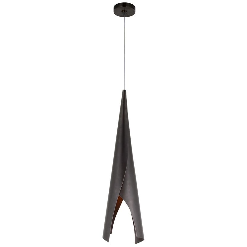 Piel Medium Wrapped Pendant