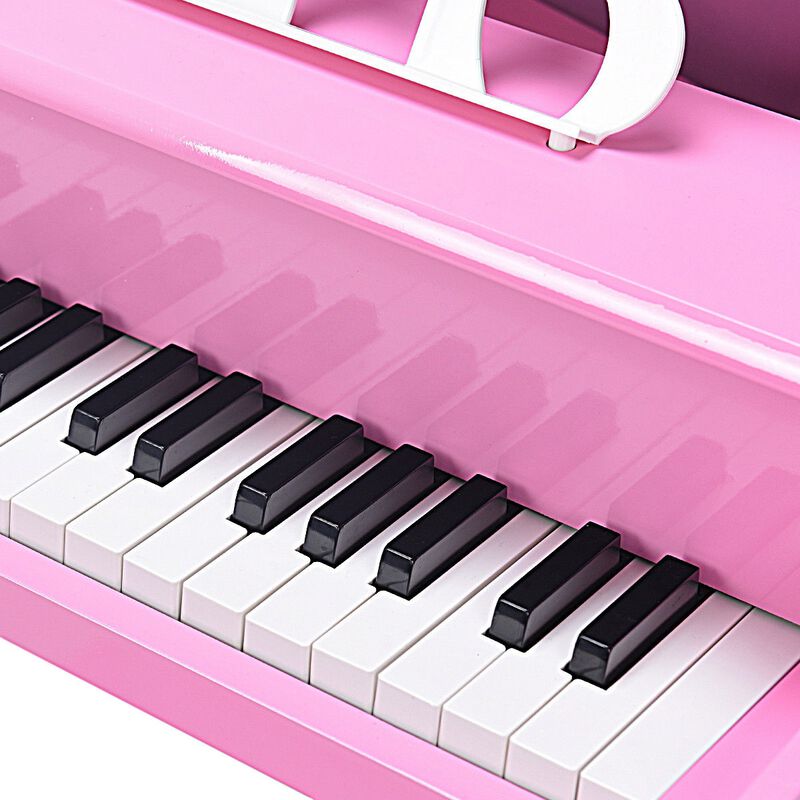 30-Key Kids Piano Keyboard Toy with Bench Piano Lid and Music Rack
