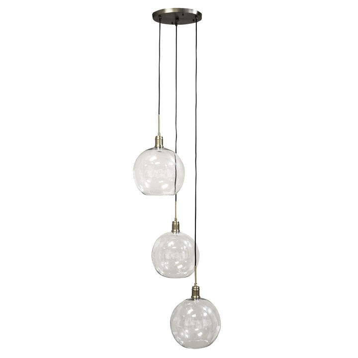 Luca Nickel Pendant - Triple