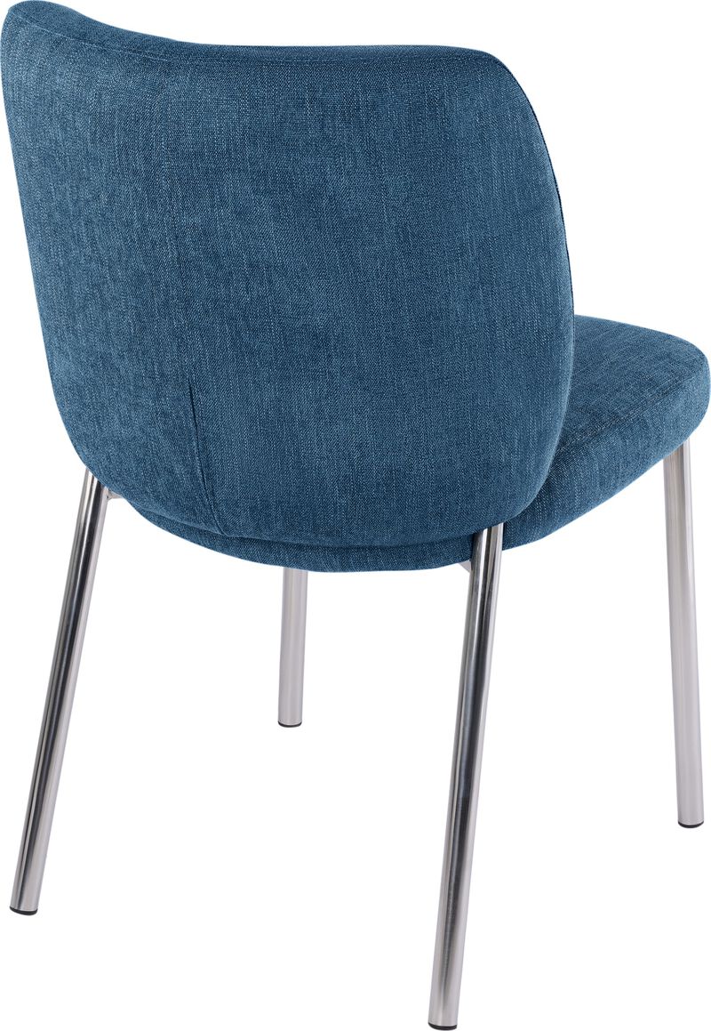 Fomo Chenille-upholstered Dining Chair