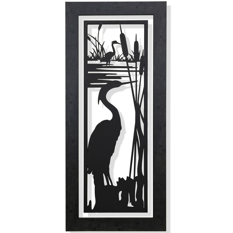 FRAMED METAL EGRETS I