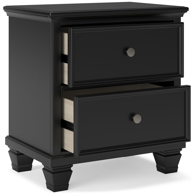 Lanolee Black Nightstand