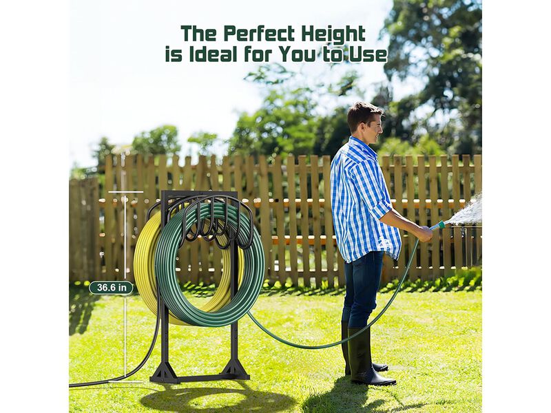 HeroicLion Garden Hose Holder Freestanding, Water Hose Holders