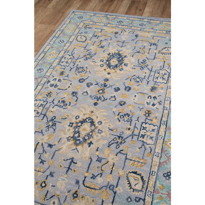 Momeni Traditional Rectangle Area Rug, Blue, 7'6 X 9'6