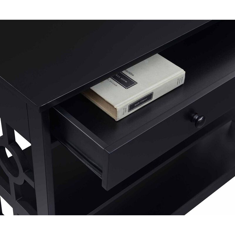 Convenience Concepts Ring 1 Drawer Console Table