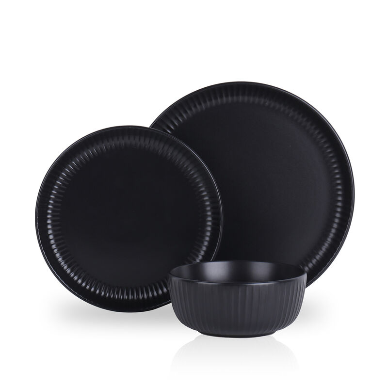 Stone Lain Logan Stoneware 24 Piece Dinnerware Set