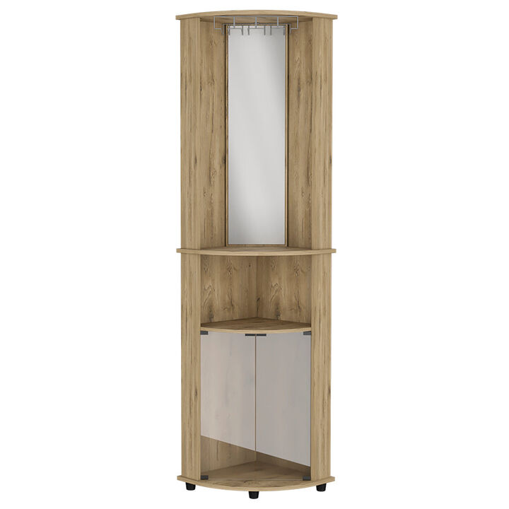 Corner Bar Cabinet Rialto, Living Room, Macadamia