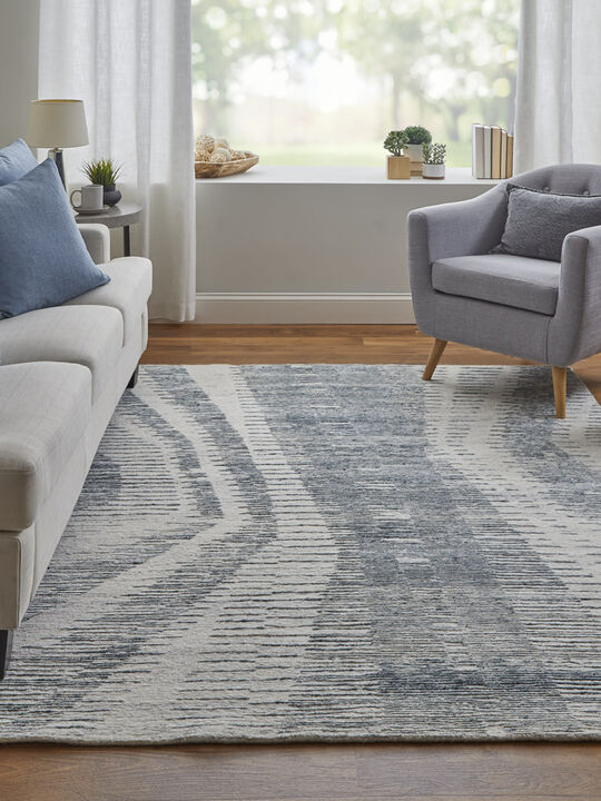 Brighton 69CGF 2' x 3' Ivory/Blue/Gray Rug