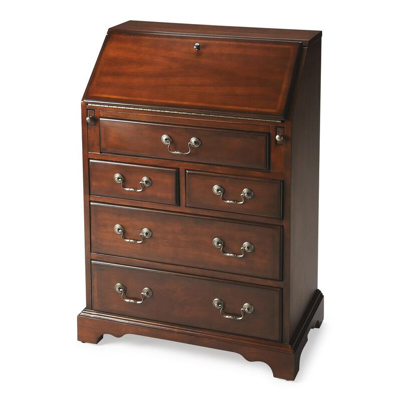 Butler Specialty Company Danforth Secretary, Dark Brown