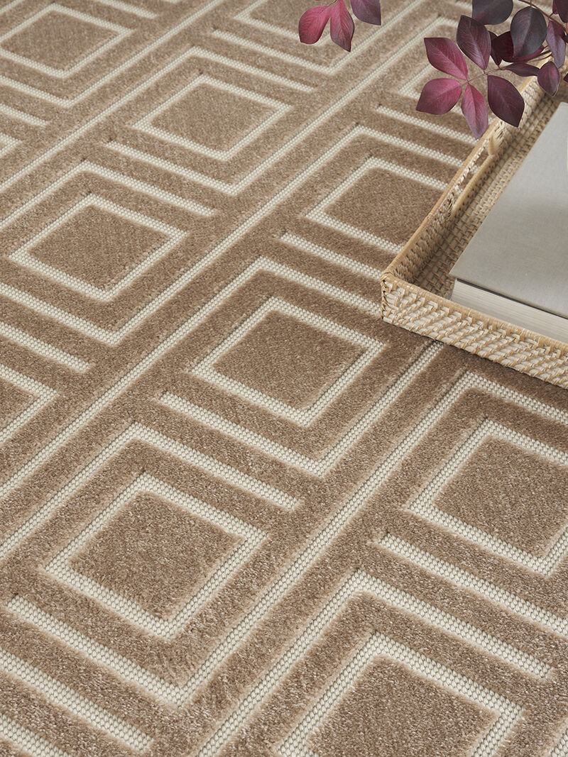 Care Free CAF03 Brown 9'2" x 12' Rug