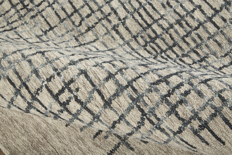 Maddox 8630F Gray/Black/Tan 9' x 12' Rug