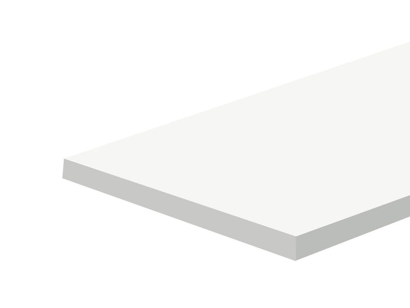 Melamine (MDF) Shelf 24″ Length, 12″ Depth, 3/4″ Thickness- White | Sold in packs of 5 (Non-Returnable)