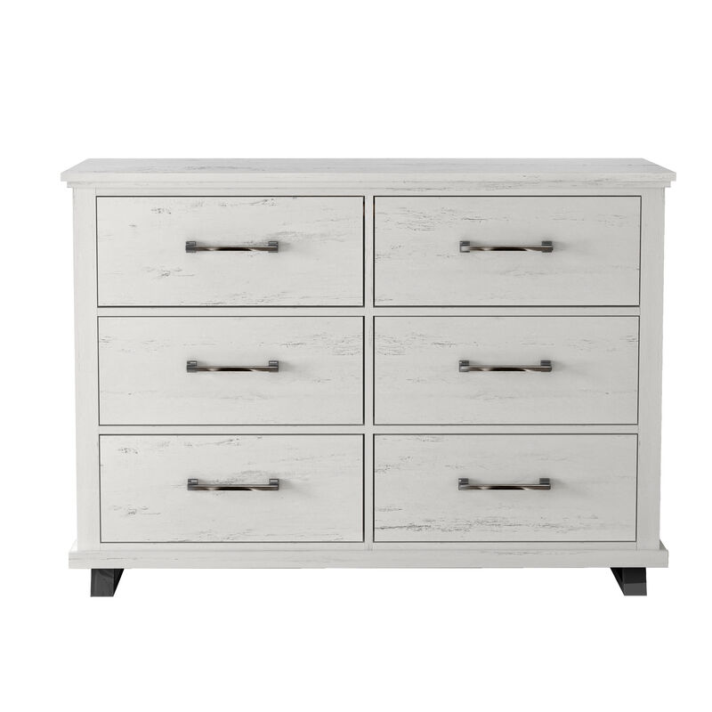 FESTIVO Spacious and Stylish 52" Extra-Wide 6-Drawer Dresser