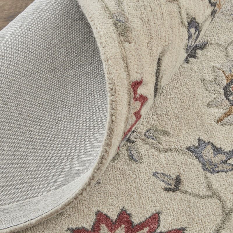 Rylan 8641F Ivory/Blue/Tan 5' x 8' Rug