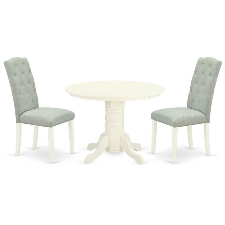 Dining Room Set Linen White