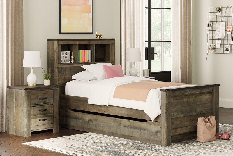 Trinell Twin Bookcase Bed