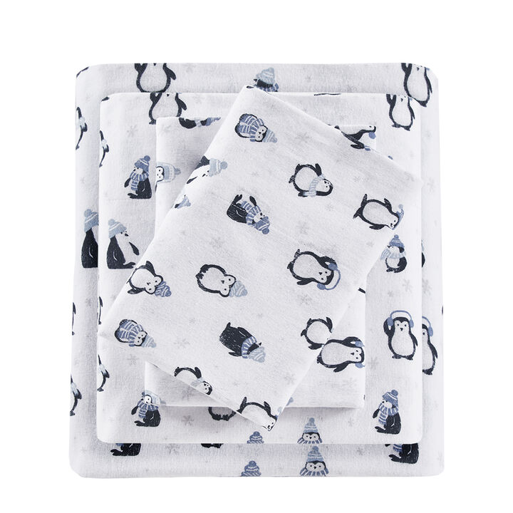 Gracie Mills Atticus Cotton Flannel Printed Sheet Set