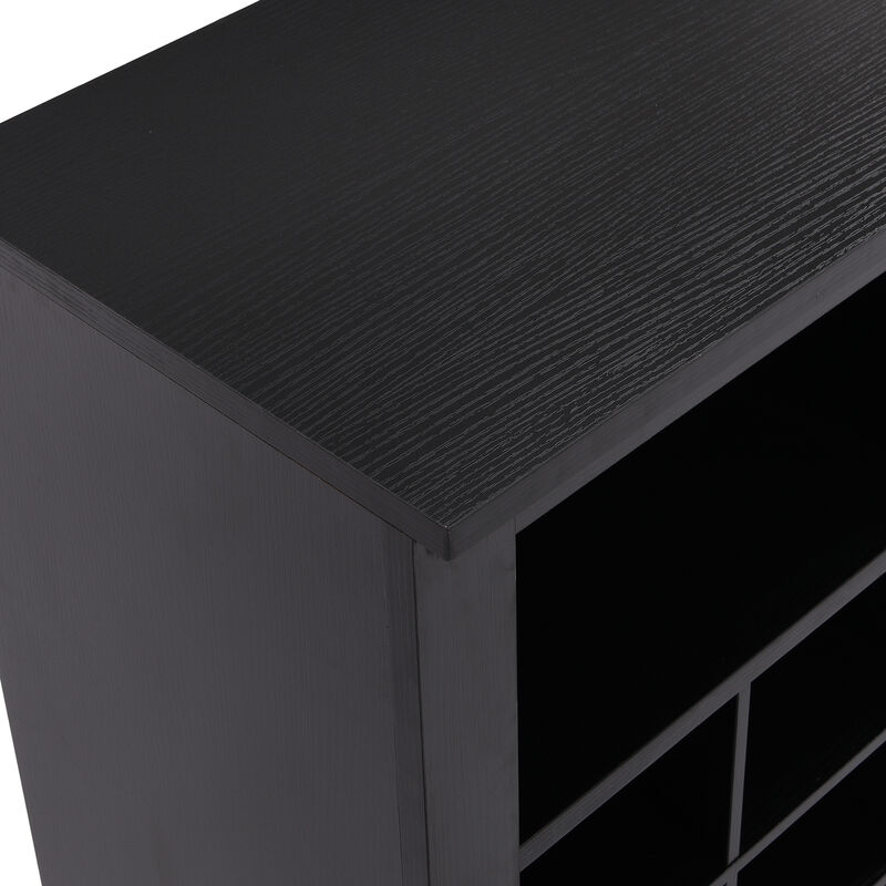 Merax Sleek Design Cubby Console Shoe Cabinet