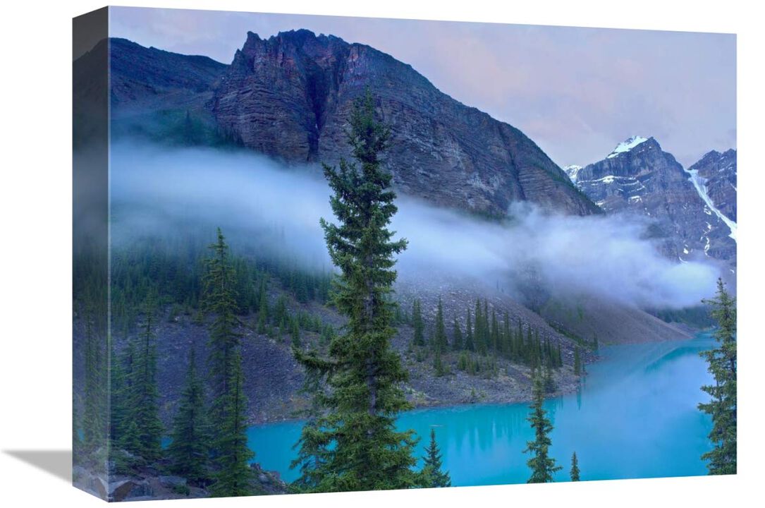 Moraine Lake in the Valley of Ten Peaks, Banff National Park, Alberta, Canada-Canvas Art-16x12