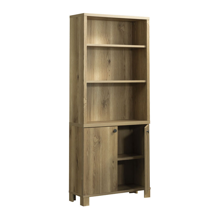 Rosedale Ranch 5-Shelf Bookcase with Doors