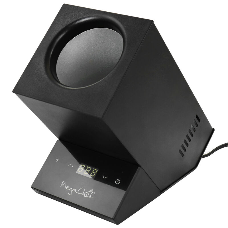 MegaChef Electric Wine Chiller with Digital Display in Black