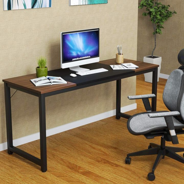 Hivvago 63 Inch Study Writing Desk for Home Office Bedroom
