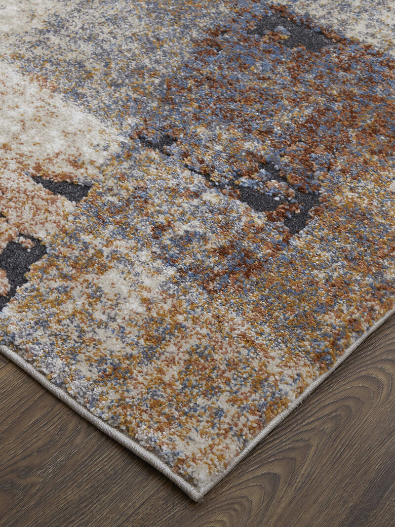 Gilmore 39MKF 8' x 10' Blue/Ivory/Taupe Rug