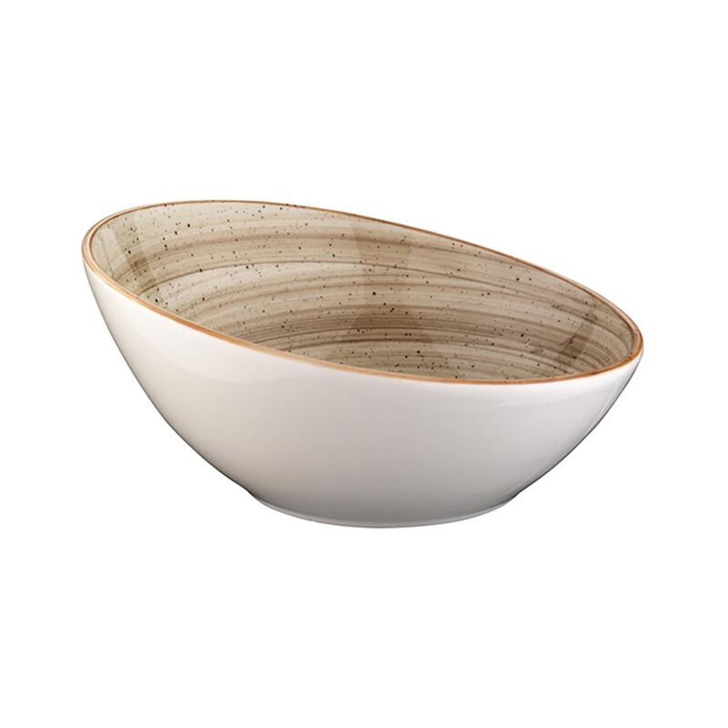 Terrain dia.7.25" h:3.25" 15 oz. Round Brown Porcelain Bowl