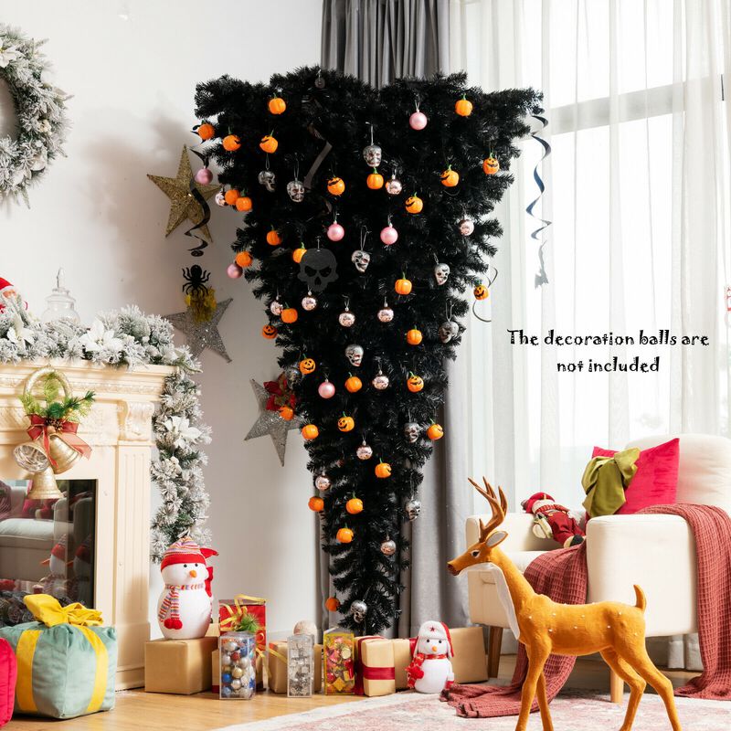 Upside Down Artificial Christmas Tree for Unique and Eye-Catching Holiday Decor