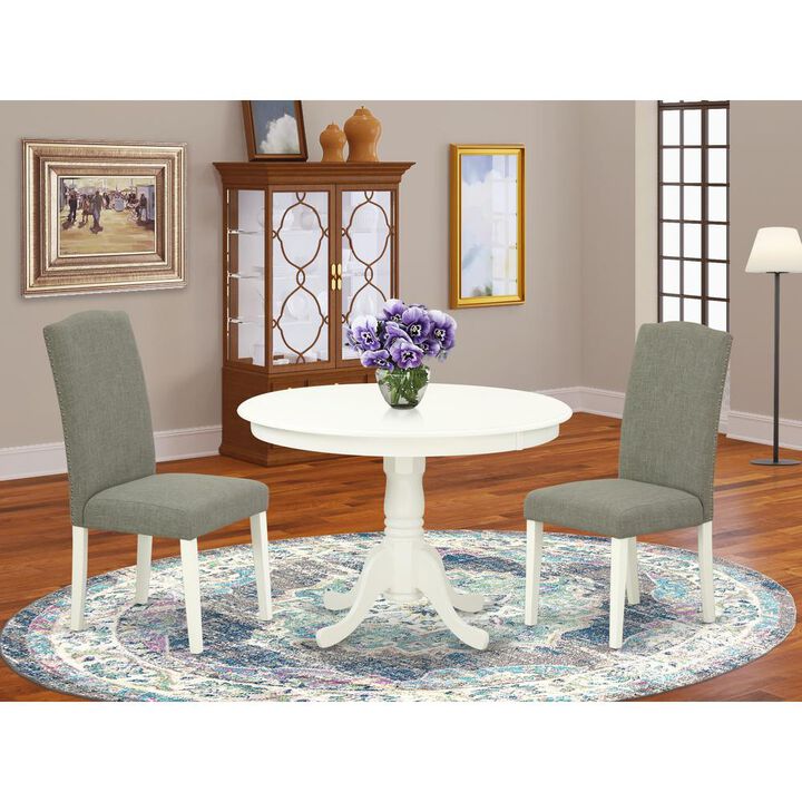 Dining Room Set Linen White