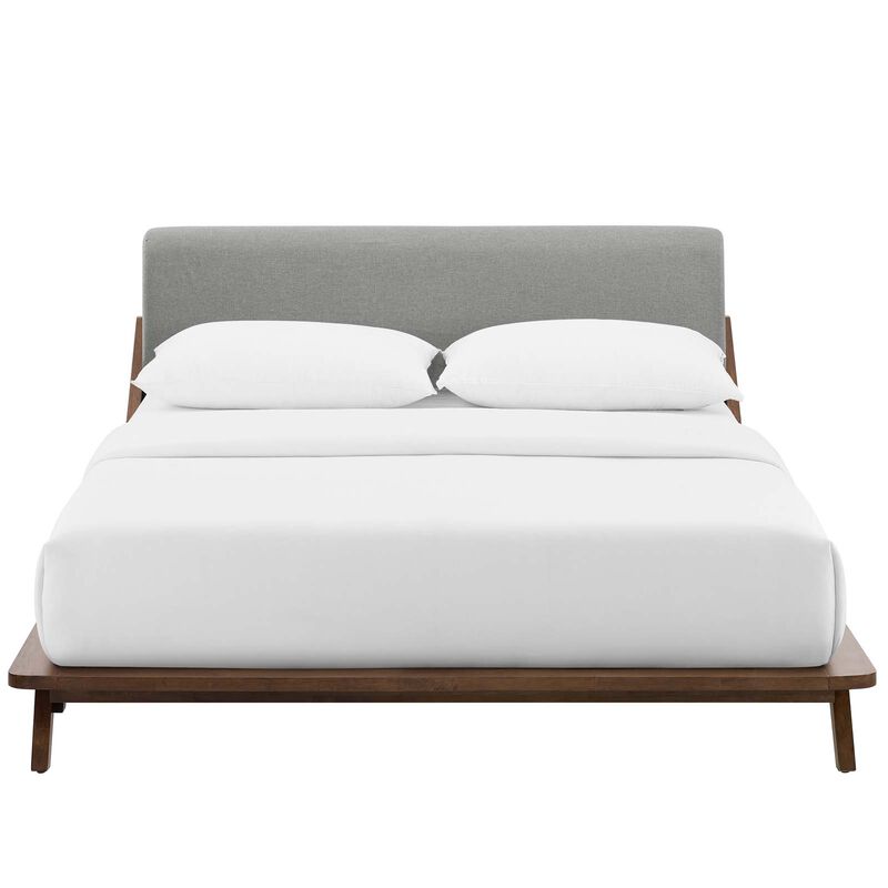 Modway - Luella Queen Upholstered Fabric Platform Bed
