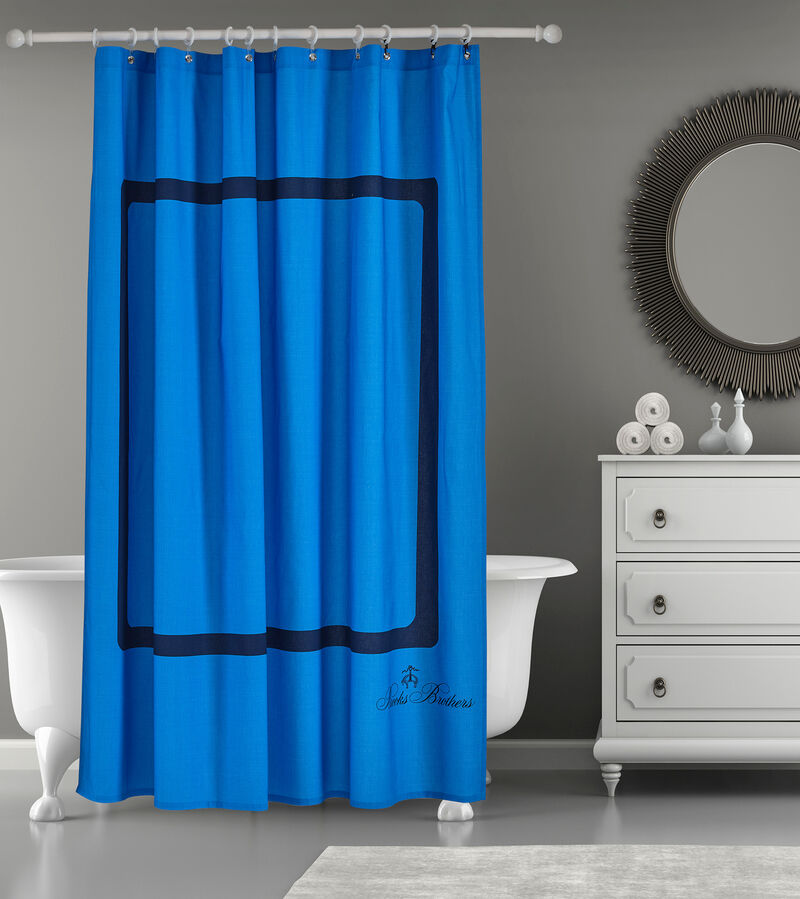 Brooks Brothers Contrast Frame Shower Curtain