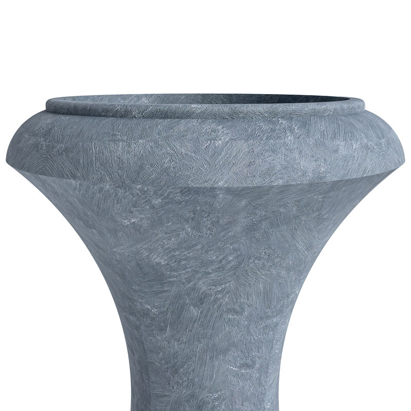 LeisureMod Daisy Series Fiberstone and MgO Clay Planter