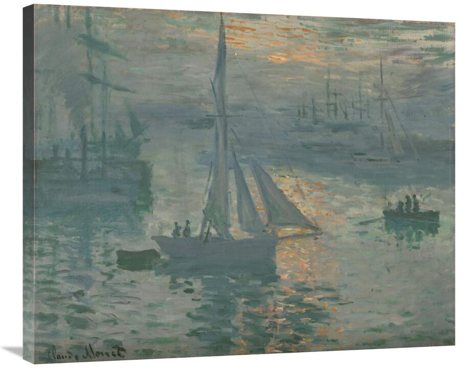 Sunrise (Marine)-Canvas Art-35x28