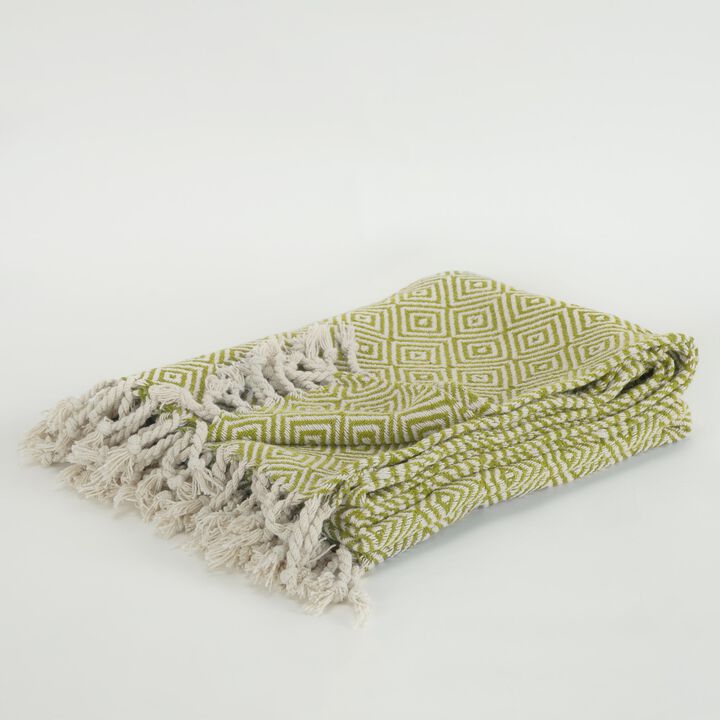 Citrine/Natural 50" x 60" Throw Blanket