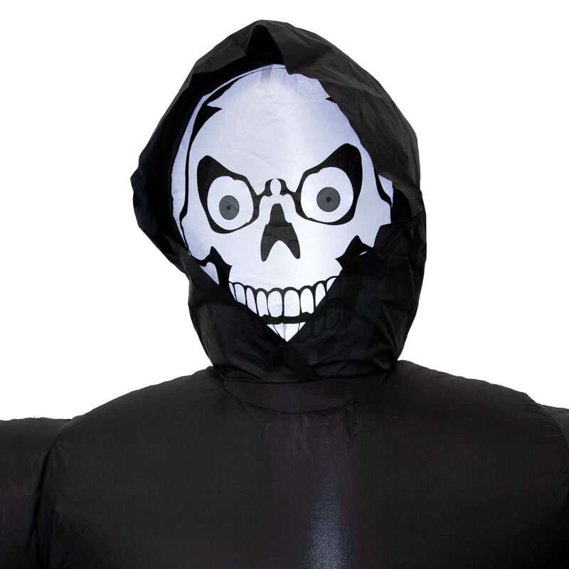 Sunnydaze 7 ft Grisly Grim Reaper Outdoor Inflatable Halloween Decoration