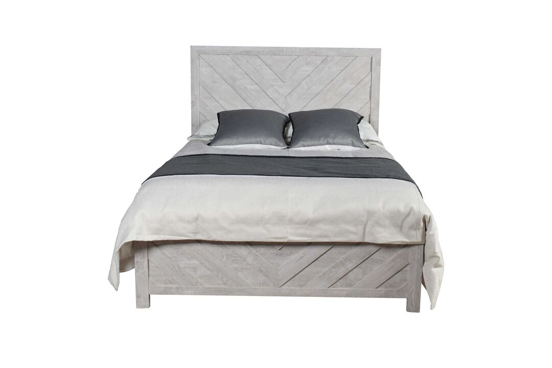 Streamdale Denver Modern Style Queen Bed Made With Wood In Gray