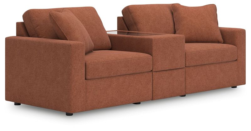 Modmax Spice 3-Piece Sectional with Storage Console