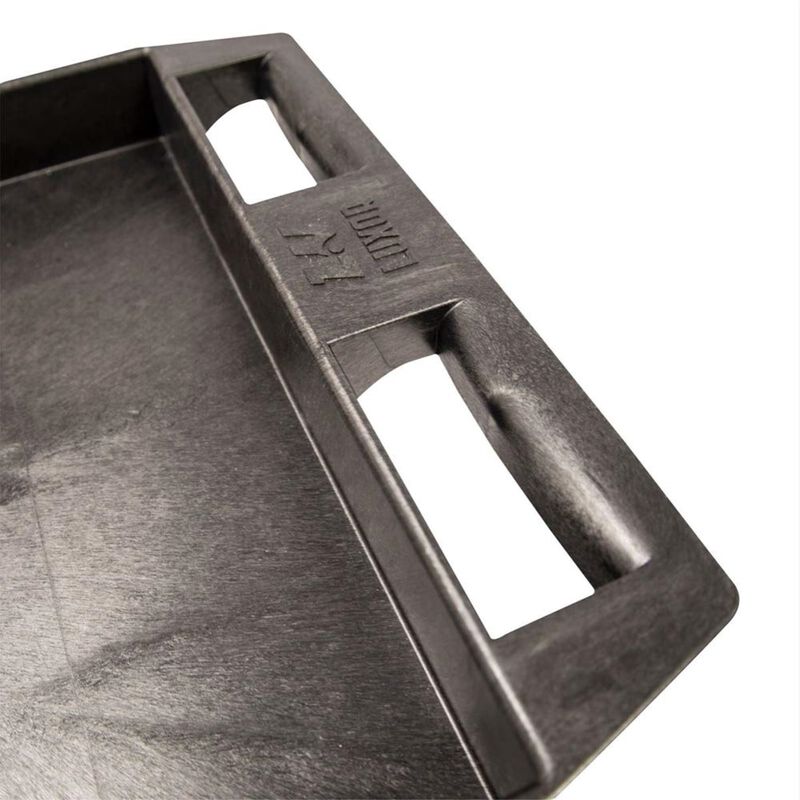 24 x 18 Plastic Utility Tub Cart - Three Shelf-Black