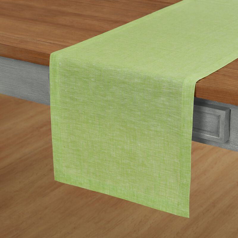 Solino Home 100% Pure Linen Table Runner | Athena for Thanksgiving, Christmas