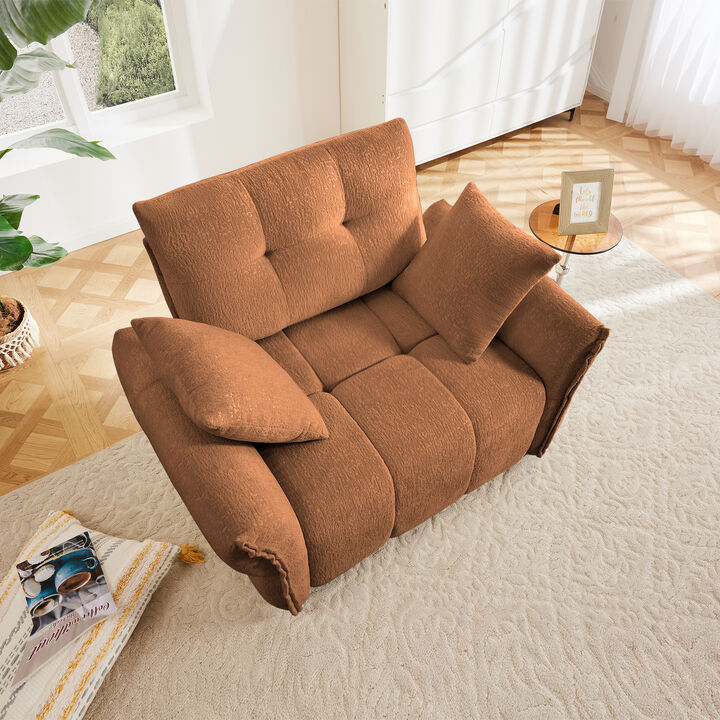 Merax Chenille Ergonomic  1- Seat Single Sofa for Living Room
