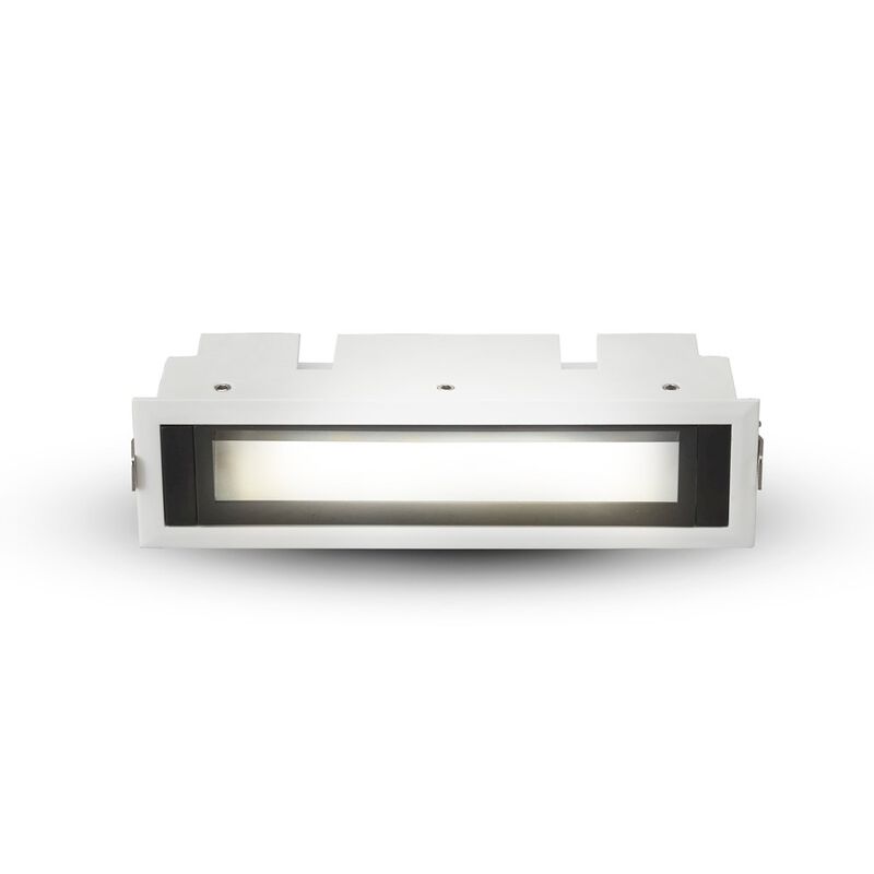 VONN Lighting LED Fixed Recessed Wall Washer w/Trim VMDL000605E012WH, White