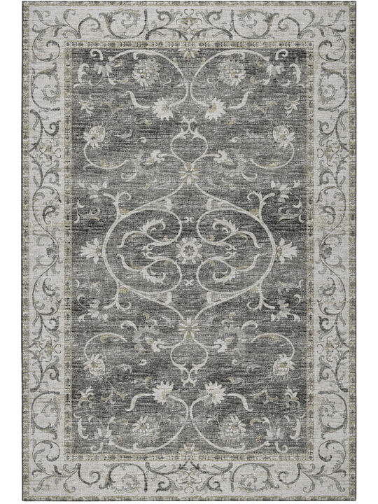 Tuscany TU6 Charcoal 3' x 5' Rug