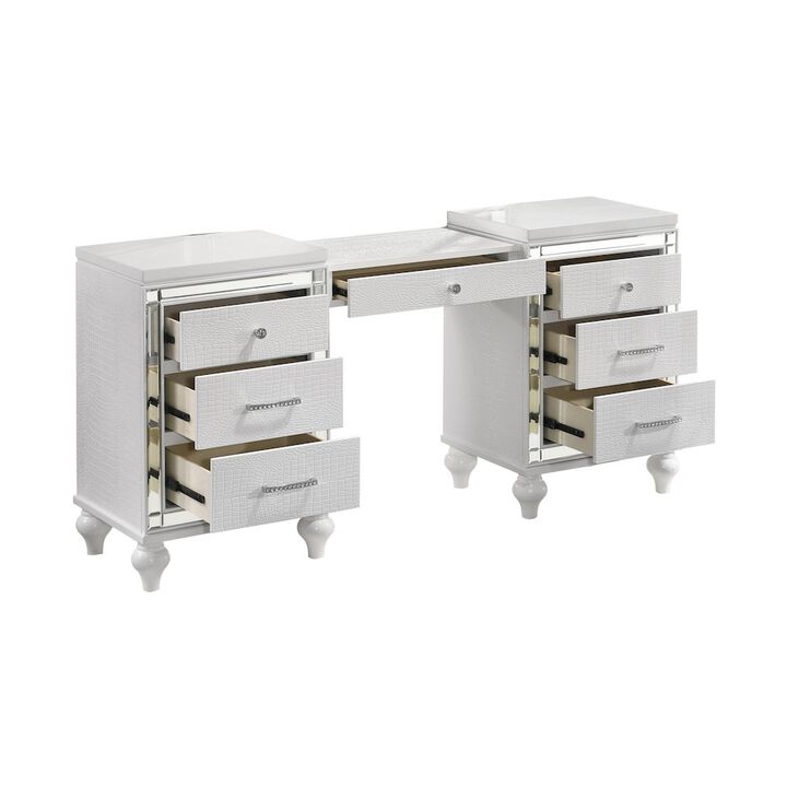 New Classic Furniture Valentino Vanity Table-White