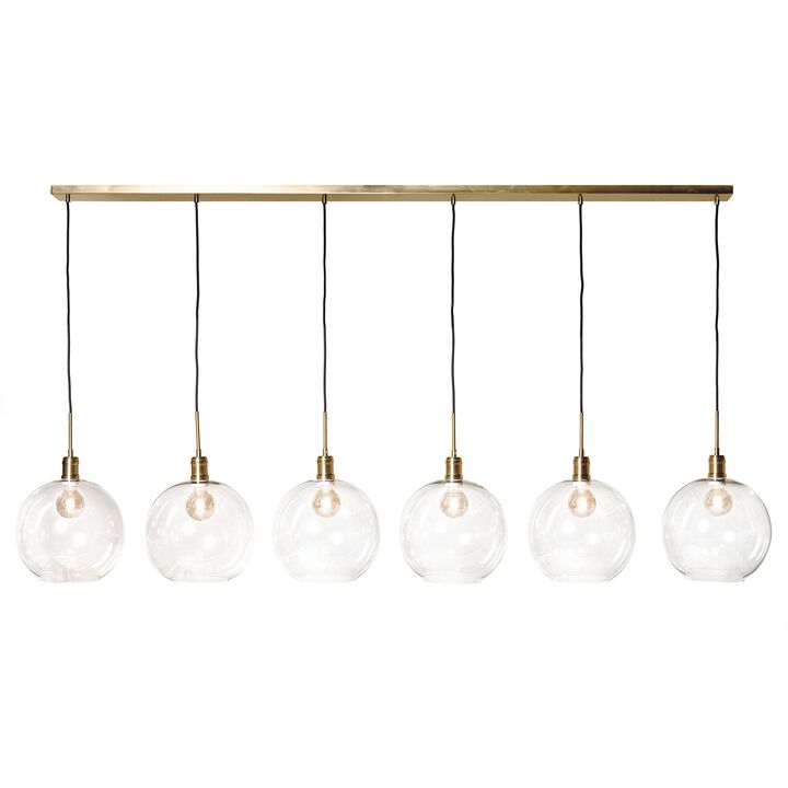 LUCA BRASS CHANDELIER- LARGE
