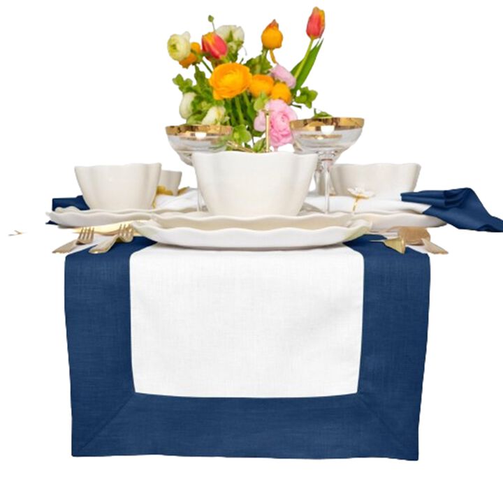 Solino Home 100% Pure Linen Table Runner | Contempo