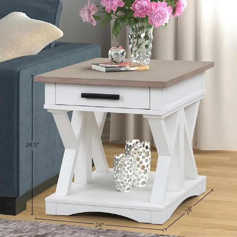 Parker House Furniture Parker House Americana Modern - Cotton End Table