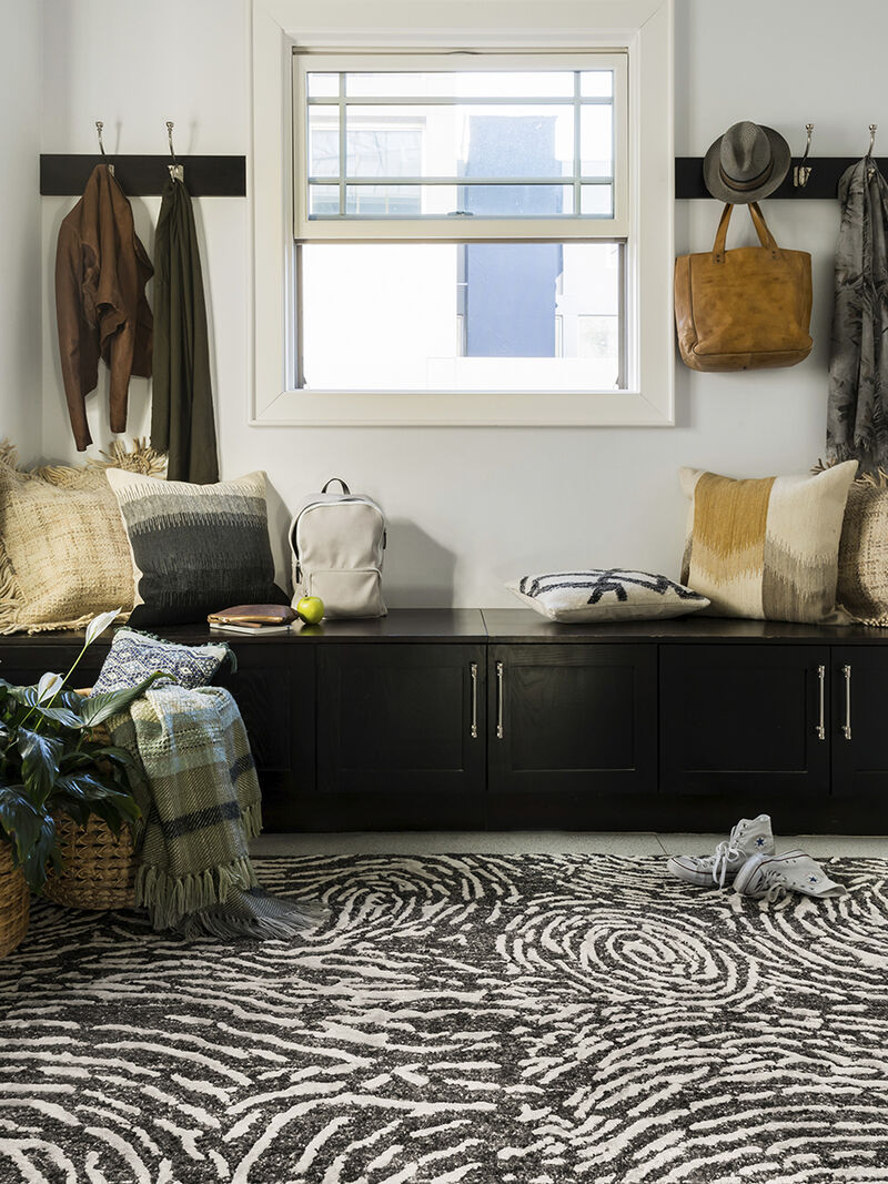 Juneau JY04 Charcoal/Silver 7'9" x 9'9" Rug