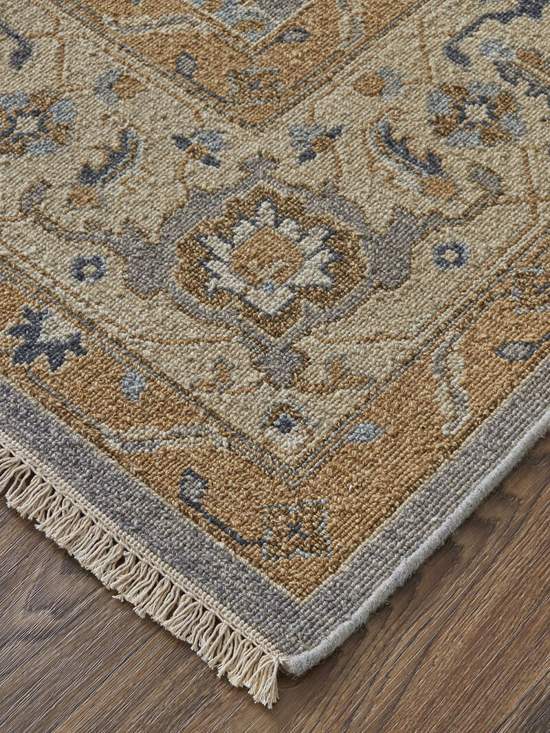 Corbitt 0611F 3'6" x 5'6" Gray/Gold Rug