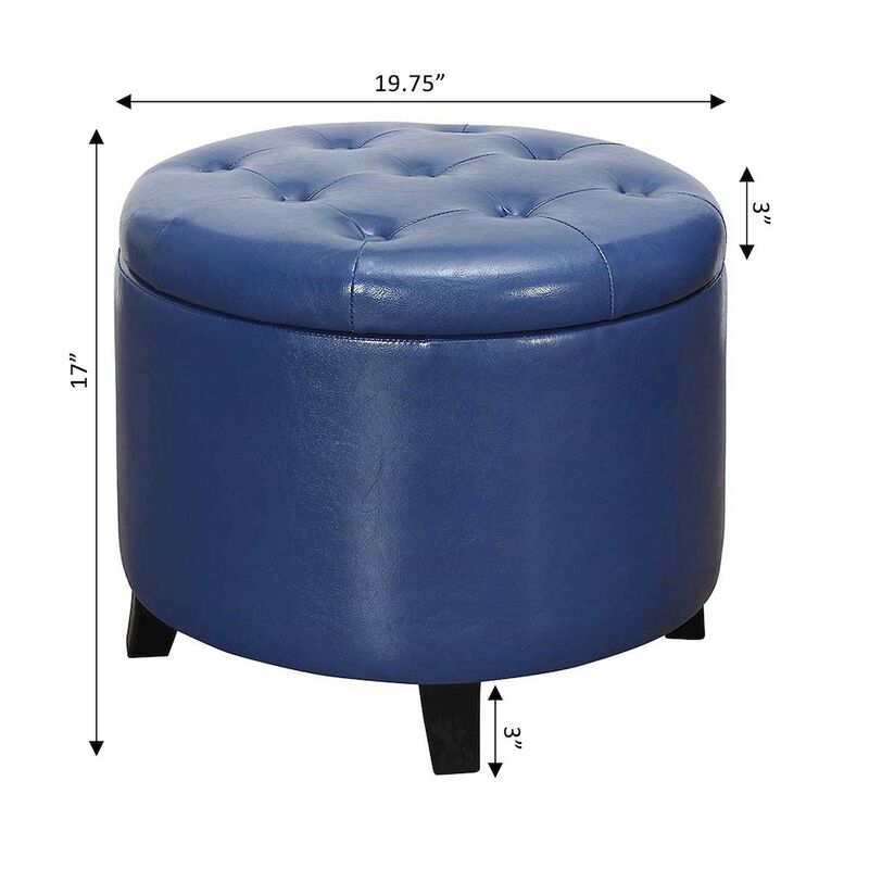 Convience Concept, Inc. Designs4Comfort Round Storage Ottoman